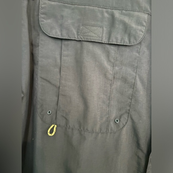 Magellan Fish Gear Mens Blue Vented Button Front Outdoor Shirt Sz XL-T Wicking - Picture 8 of 16